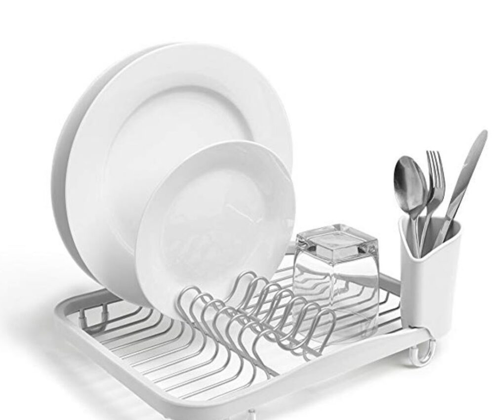Sinkin Drying Rack- Dish Drainer with Caddy.