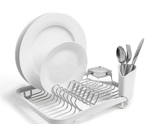 Sinkin Drying Rack- Dish Drainer with Caddy.