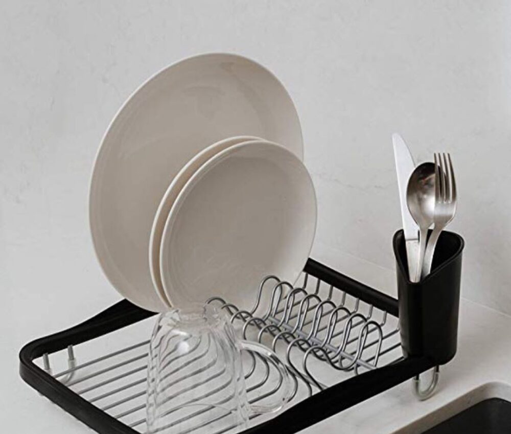 Sinkin Drying Rack- Dish Drainer with Caddy - Image 2