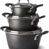 Tramontina stackable 6 - pieces cookware set