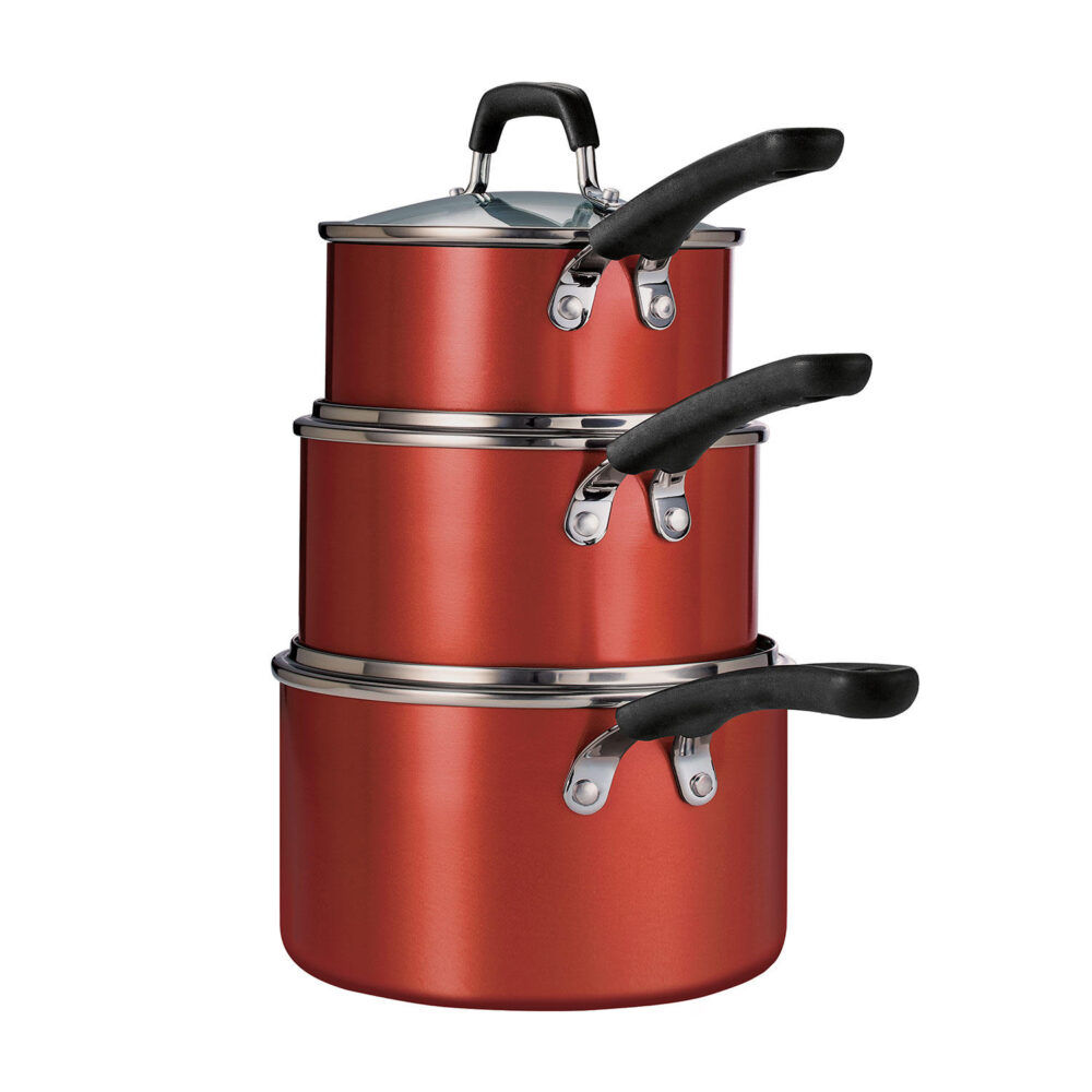 6 - Piece Stackable Nonstick Sauce Pan Set
