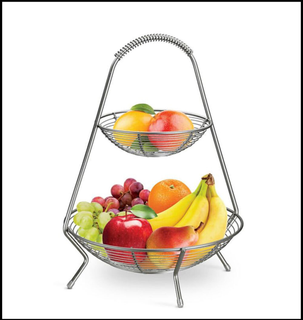 Tranmontina Stainless Steel Fruit Basket