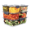 SISTEMA BRILLIANCE 6 PIECE FOOD STORAGE SET WITH LIDS