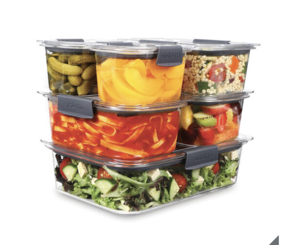 SISTEMA BRILLIANCE 6 PIECE FOOD STORAGE SET WITH LIDS
