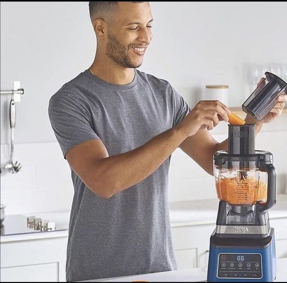 Ninja 3 in 1 Food Processor with Auto IQ - blue - Image 3