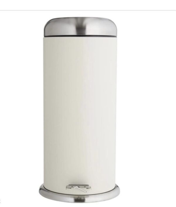 30 litre Pedal Bin Black, Grey and Cream