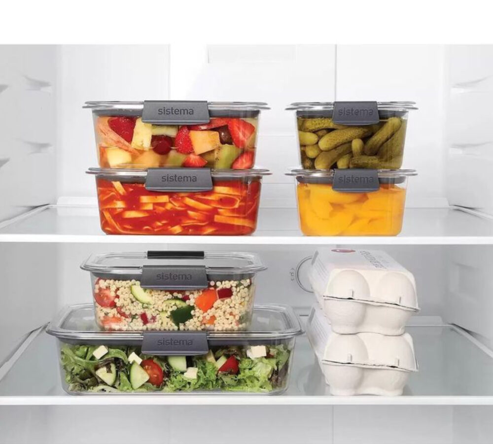 Sistema Brilliance 6 Piece Food Storage Set With Lids - Image 2