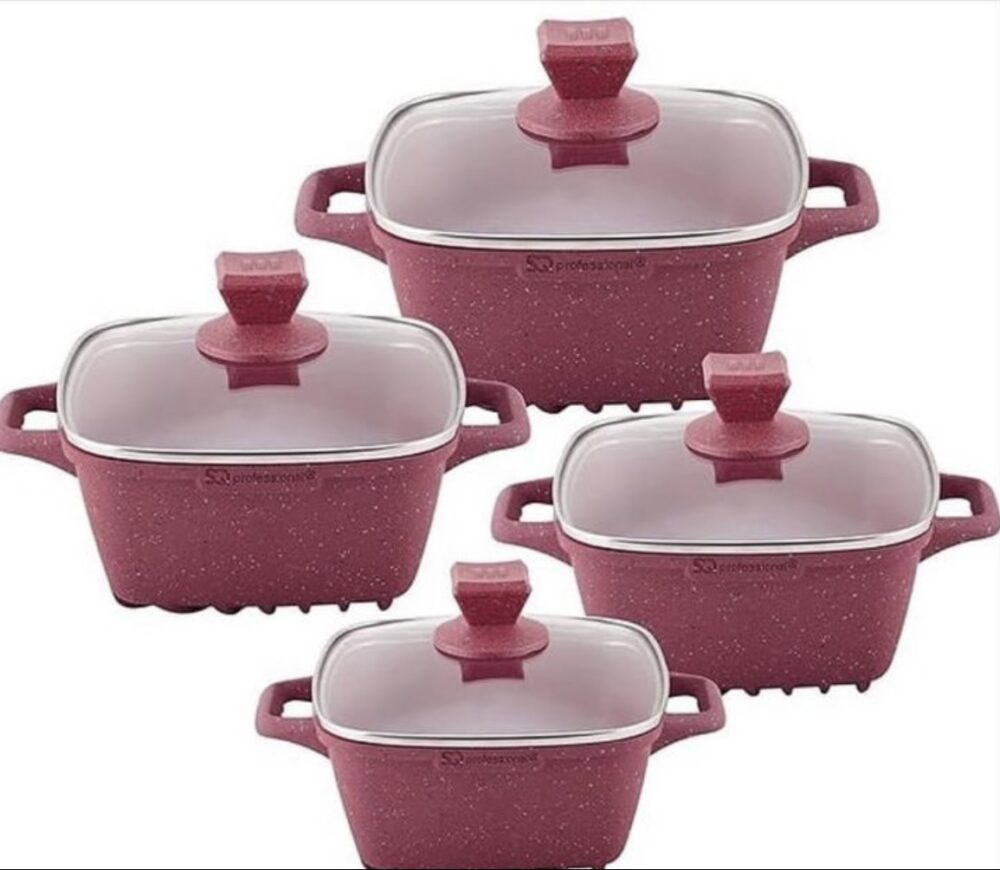 Marbell  Diecast Square  Stockpot 4pc - Image 2