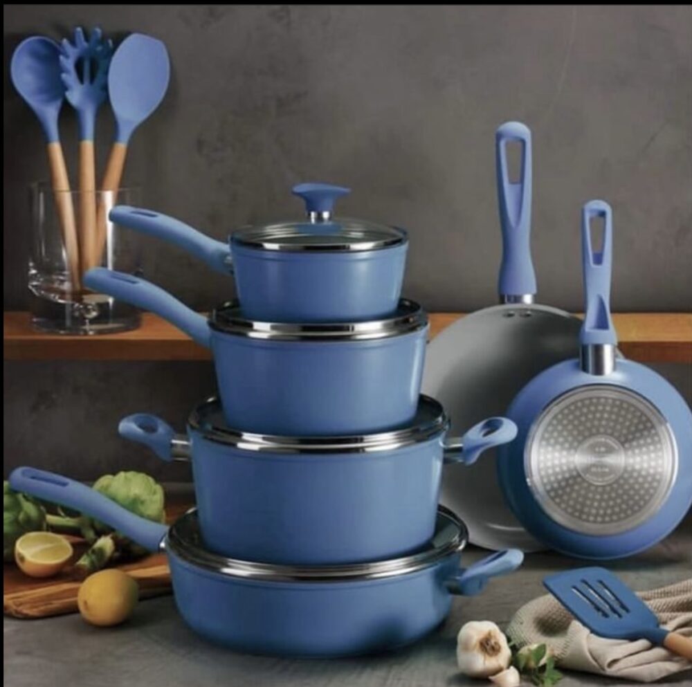 Tramontina 14 pc Ceramic induction ready cookware set - Image 3