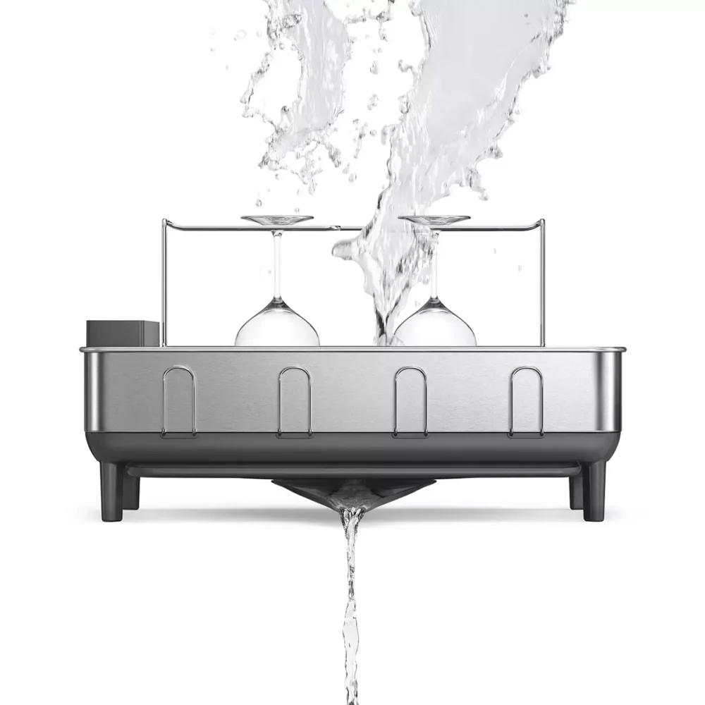 Simplehuman Dish Rack and Sink Caddy Bundle - Image 5
