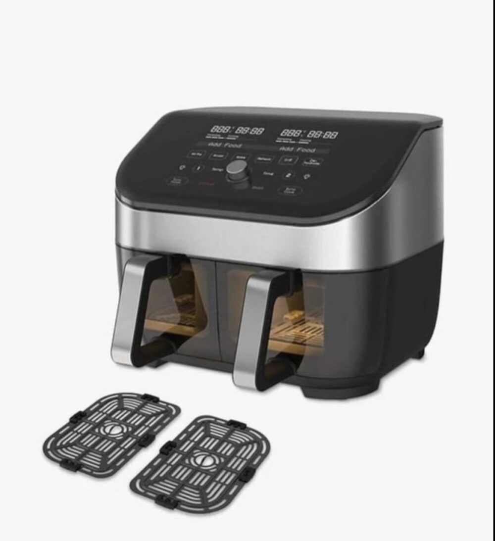 Instant Vortex Plus Dual Drwawer 8 in 1/ Air Fryer with ClearCook Stainless Steel - Image 4