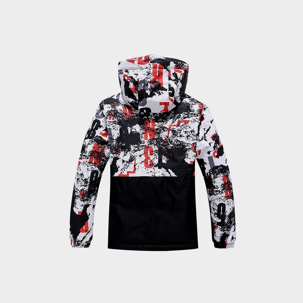 WOWULOVELY Men's Winter Snowsuit Waterproof Windproof Mountain Jacket and Pant Sets Image 5