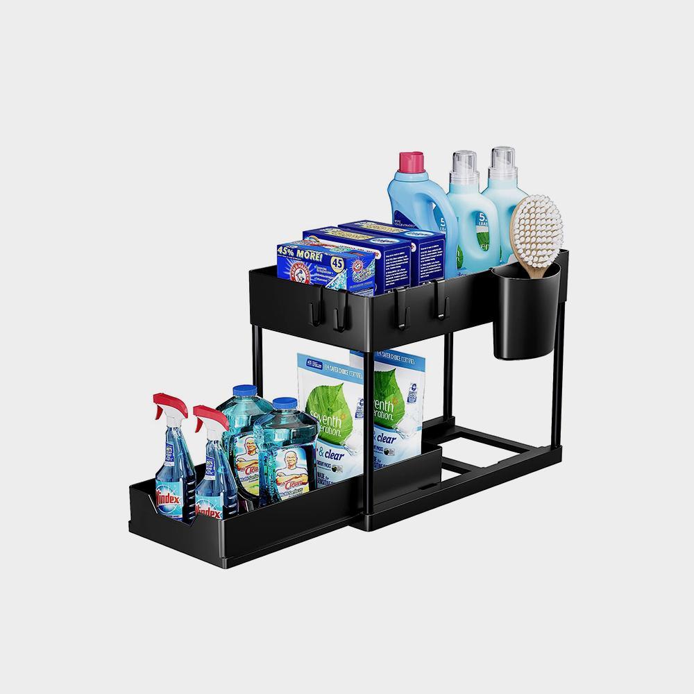 Under Sink Organizers and Storage Pull Out Sliding Drawer, Multi purpose for Kitchen