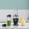 Ninja Slim blender smoothie maker Ninja Slim Blender & Smoothie Maker 700W - QB3001UK - Silver - Image 2