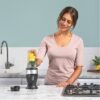 Ninja Slim blender smoothie maker Ninja Slim Blender & Smoothie Maker 700W - QB3001UK - Silver - Image 3