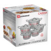 5pc Octan SQ Professional Galaxis Aluminium Karahi Set - Image 7