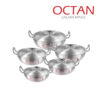 5pc Octan SQ Professional Galaxis Aluminium Karahi Set - Image 6