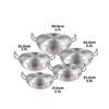 5pc Octan SQ Professional Galaxis Aluminium Karahi Set