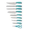 HAMPTON FORGE Epicure True Aqua 15 Pc Block Set - Image 4