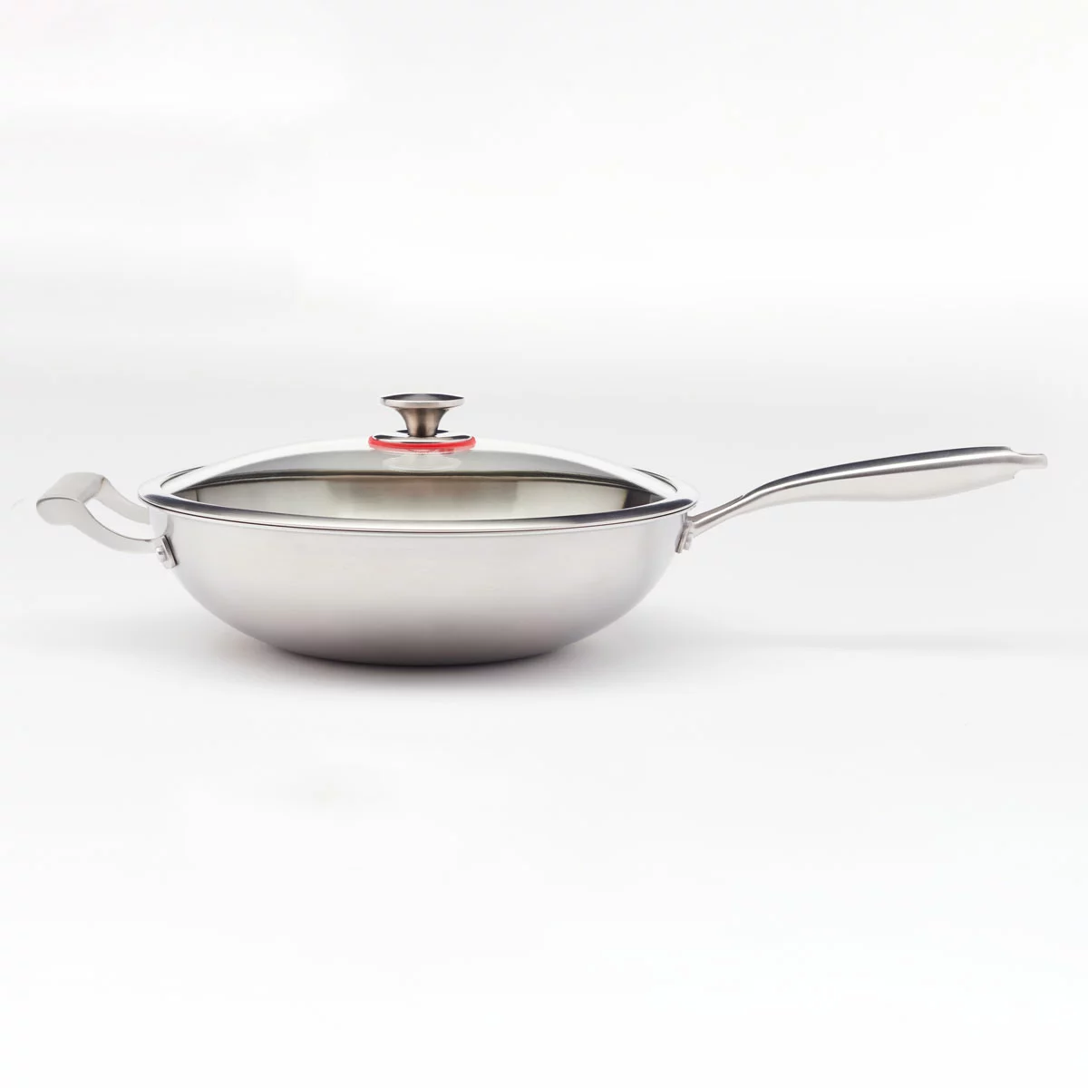 MIU Stainless Steel 34cm Wok & Utensil Image 5