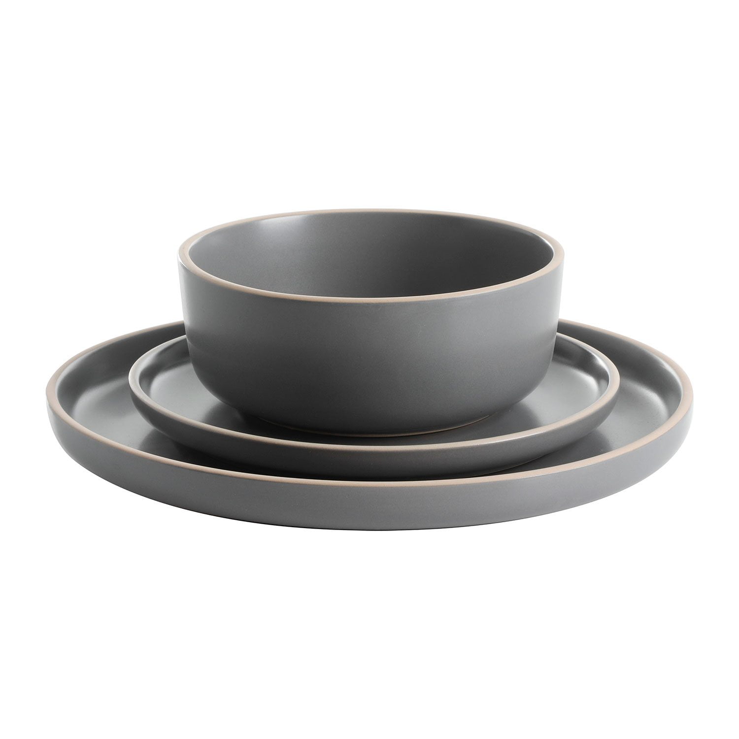 Gibson Home 18 Piece Everyday Essential Coupe Dinnerware Set Image 5