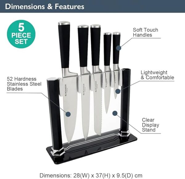 BLACKMOOR KNIFE BLOCK SET SILHOUETT