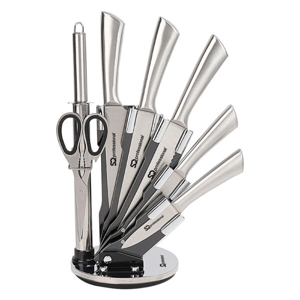 Kitchen Knife Set 8pc Silver