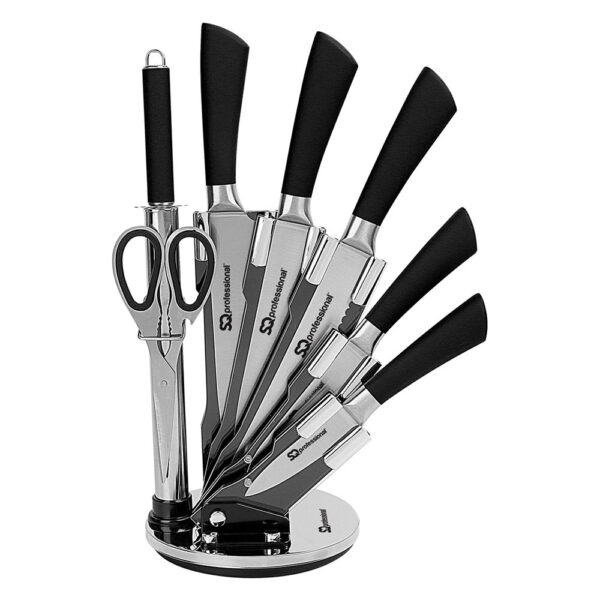 Kitchen Knife Set 8pc Black