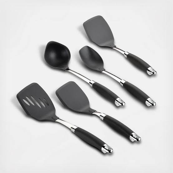 Anolon SureGrip 6 Pc  Utensil Set Black