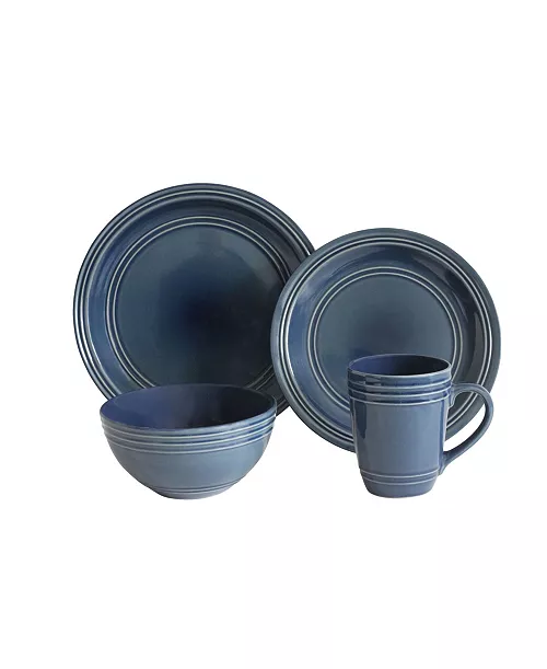 Allure 16 Piece Dinnerware Set, Service for 4 Image 4
