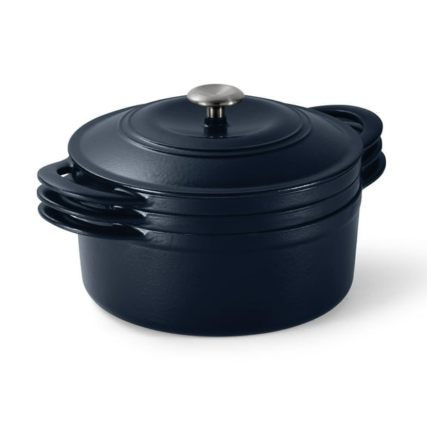 Tramontina 4 Pcs Enamelled Cast Iron Nesting Cookware Set Image 3